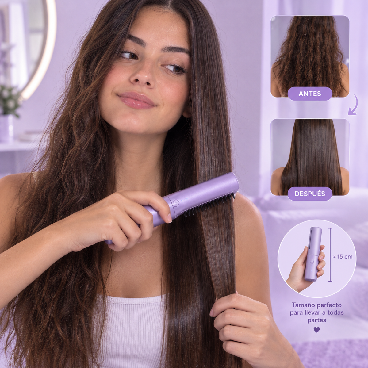 Cepillo Alisador SmoothGo Pro