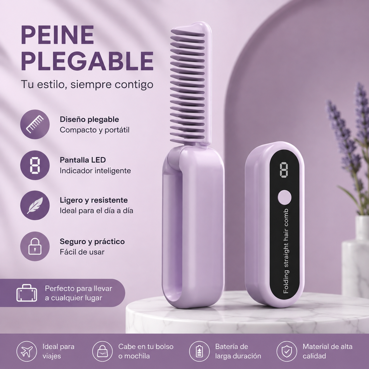 SmoothGo Cepillo Alisador Pro